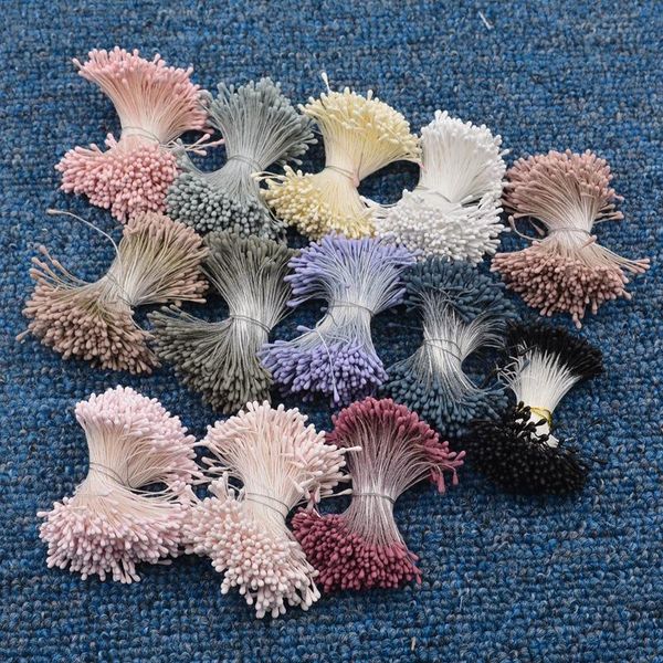 

400pcs 1.5mm mini stamen handmade artificial flowers wedding party home decoration diy valentine's day scrapbook accessories decorative