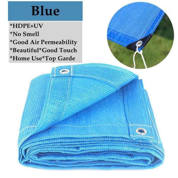 

shade blue shading nets home use anti-uv windows sunshade terrace balcony privacy safety sails plants care covers1