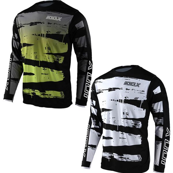 

ioqx jerseys motocross racing shirt mx dirt bike off road mountain jersey, Black