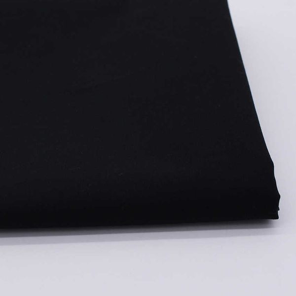 CMCYILING Schwarzer Baumwollstoff für Kleider, zum Nähen von Stoff, Popeline-Stoffe, Baumwollgewebe, Heimtextilien, gewebt, Telas Tecido, 50 cm x 150 cm, 210702