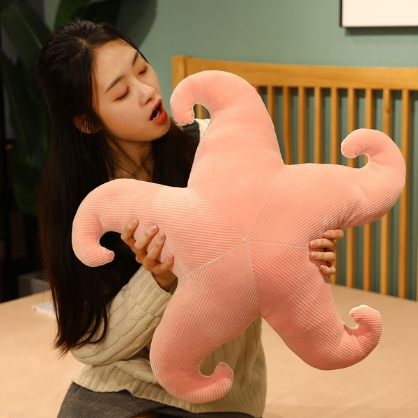 

75cm Cute Starfish Plush Toy Stuffed Animal Soft Plushie Pillow Bed Sofa Floor Cushion Home Decoration Kids Girls Gift, Pink