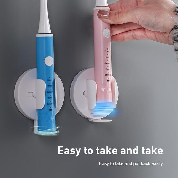 

toothbrush holders 1pc bathroom organizer adhesive wall mounted holder products automatically drop
