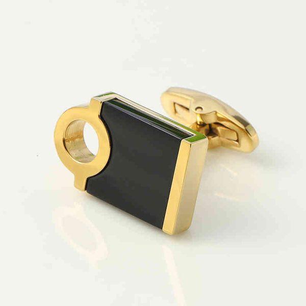 

stainless steel cuff button titanium exquisite hand polishing, Silver;golden