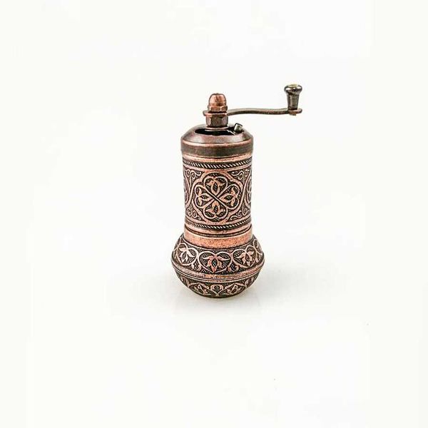 

manual coffee grinders authentic turkish traditional casting copper black pepper and hand grinder 3 different colors