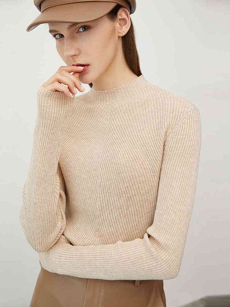 

women's sweaters minimalismo camisola para mulher escritÃ³rio senhora mock pescoÃ§o quente malha s elegantes blusas de inverno sÃ³lido rou, White;black