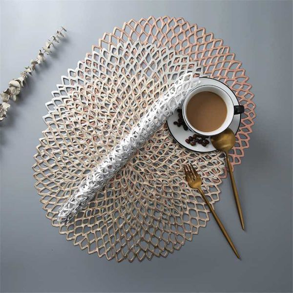 

mats & pads tennis flower thermal insulation decorative mat home and daily nordic style pvc non-slip plate coffee table
