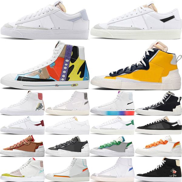 

blazer mid low 77 vintage running shoes have a good game sketch pack gold navy black suede cny magma brick red trainers sneakers sport