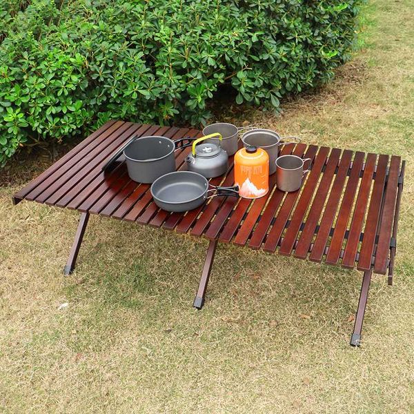 

camp furniture outdoor egg-roll table 40 *40 *120cm for camping picnic & bbq