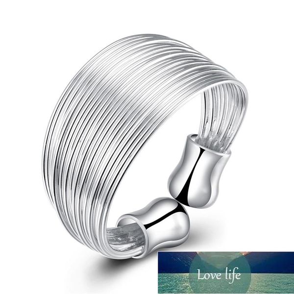 

open multi-line ring silver plated color rings for women jewelry jewellery anel anillos aneis bague anelli anillo love gift a75 factory pric