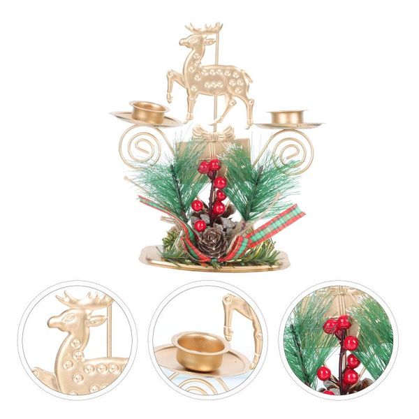 

candle holders 1pc holder christmas candlesticks romantic deskdecor home ornament