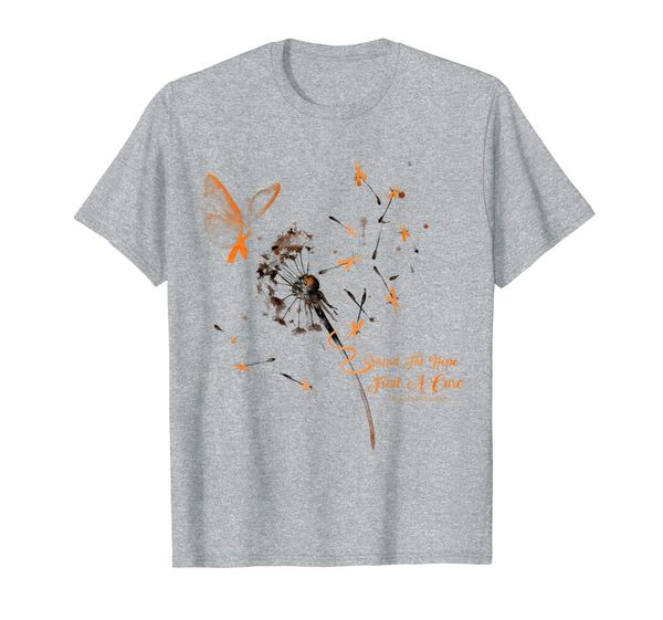 

Spread The Hope Find A Cure Funny Leukemia Awareness T-Shirt, Mainly pictures
