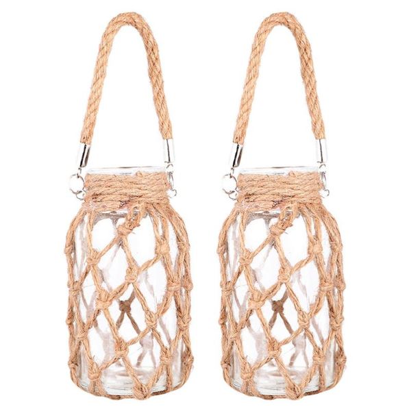 

vases 2 pcs vintage glass vase decoration transparent hydroponic home adornments