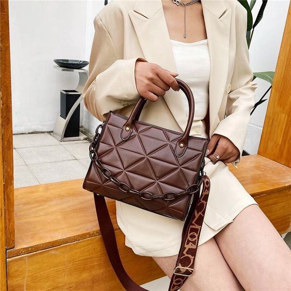 

evening bags wide strap women bag texture shoulder fashion embroidery thread rhombus portable messenger 01-sb-sssxxk1