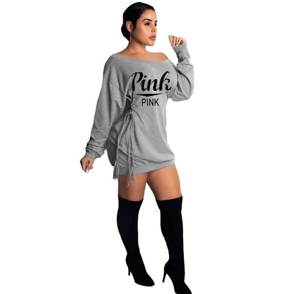 

s6201 casual dresses bandage printed dress for women, Black;gray