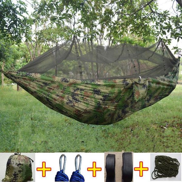 

ultralight parachute hammock hunting double person drop- outdoor furniture awning tents and shelters