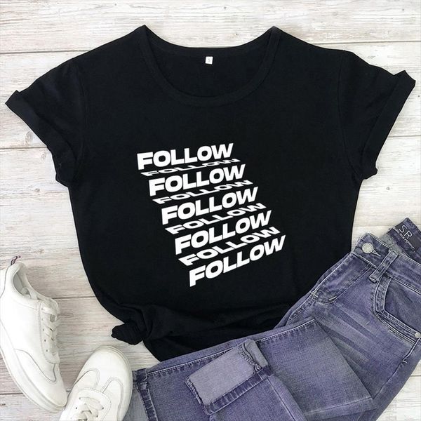

fashion vogue short sleeve casual womens t shirts breathable simple o neck soft follow ladder printed pretty clothes, White