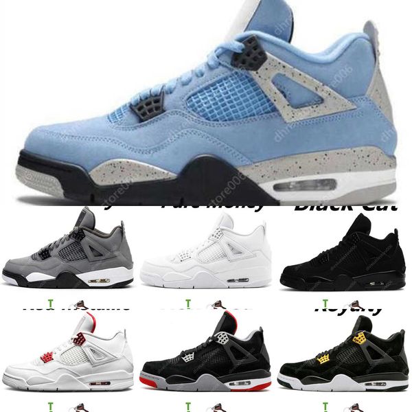 

discount sail university blue 1 1s mens basketball shoes 4 4s hyper royal shadow 2.0 bred silver toe women sports sneakers3cwj