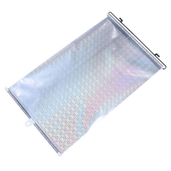 

set of universal retractable car vehicle curtains window roller sun shades blind protectors(silver) sunshade