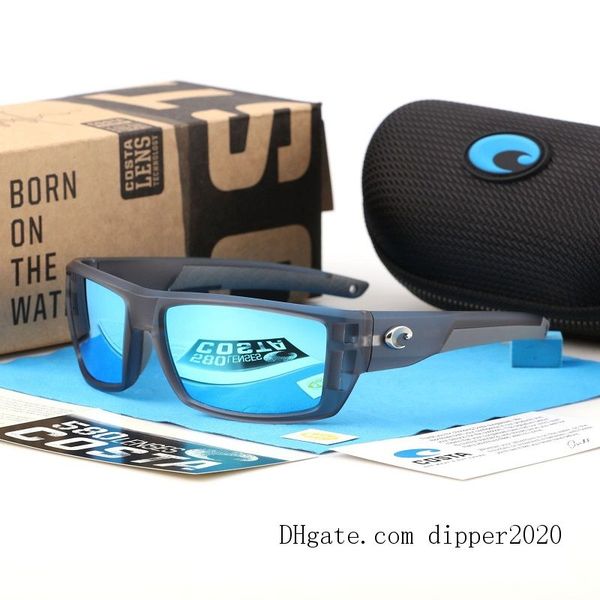 

classic costa sunglasses for men 2021 luxury designers sun glasses uv 400 high-quality polarized pc lens 580p color coated tr-90&silicone fr, White;black