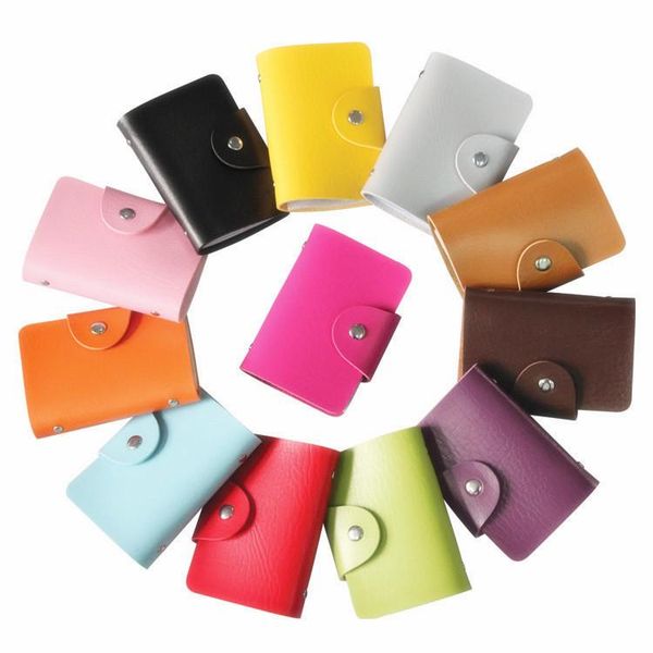 

card holders candy colors cute women's synthetic pu leather mini small money clip hand bags hasp & id, Brown;gray