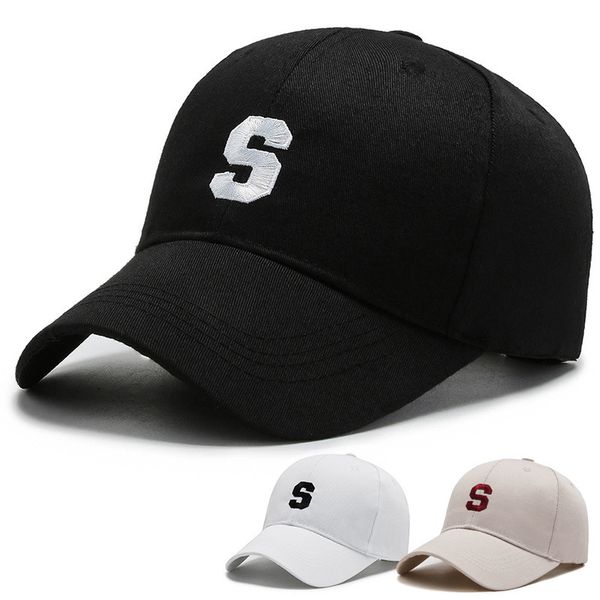 

hat children han banchao fashion leisure spring and autumn sun hat embroidery s letter baseball cap man, Blue;gray