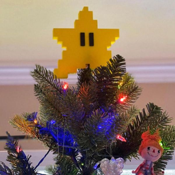

christmas decorations tree 3d er star perfect decor pixel hat decorative foam