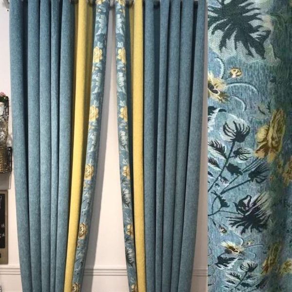

curtain & drapes nordic cashmere seamless stitching modern minimalist curtains for bedroom living room blackout fabric custom
