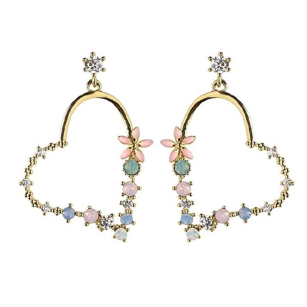 

dangle & chandelier shine delicate drop earrings statement golden women fashion geometric pendant trend jewelry, Silver