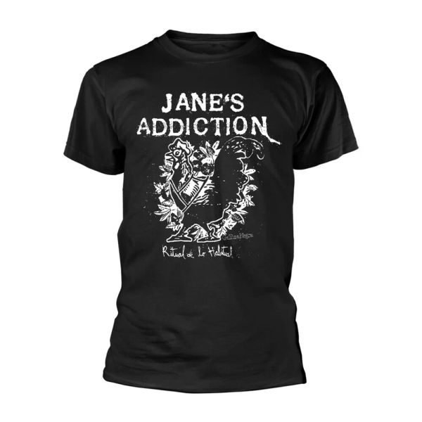 

jane's addiction rooster official t-shirt men unisex, White;black
