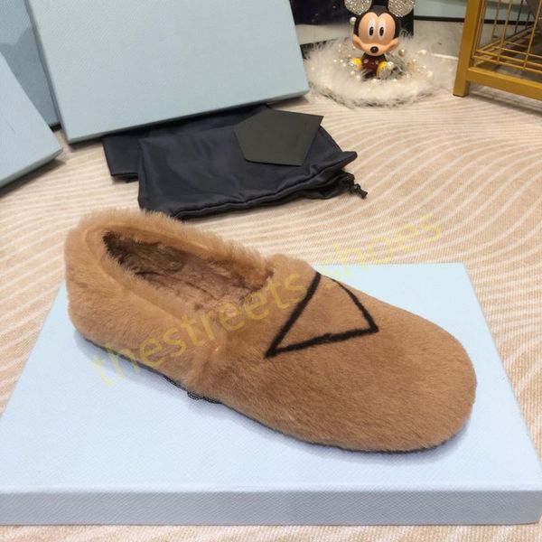 

luxury designer wool women slippers soft flat mules fashion lightweight mule, Black