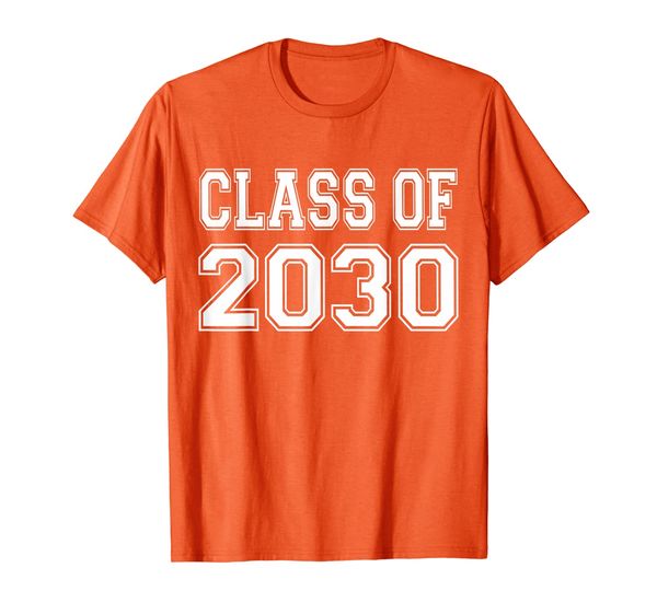 

class of 2030 grow with me t-shirt, White;black