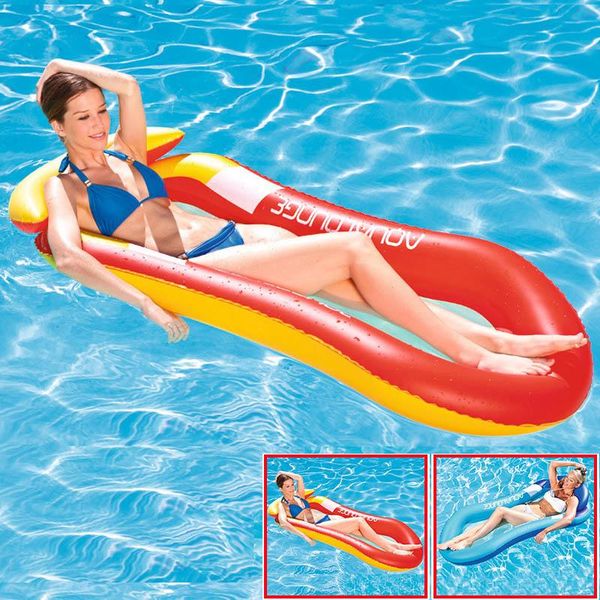 

inflatable floats & tubes floating row water hammock summer swimming pool air mattress lounger float party beach