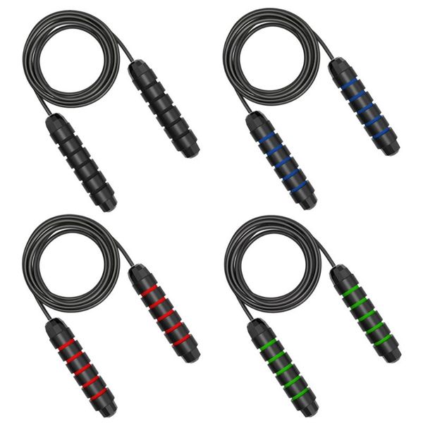 

jump ropes weight-bearing block ball bearings skip rope speed excercise fitness workout equipments unisex