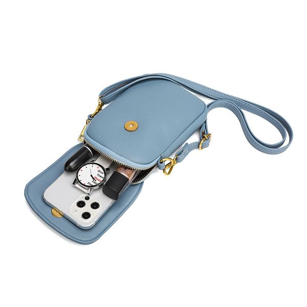 

mobile zero wallet new women's niche design single shoulder diagonal span bag women