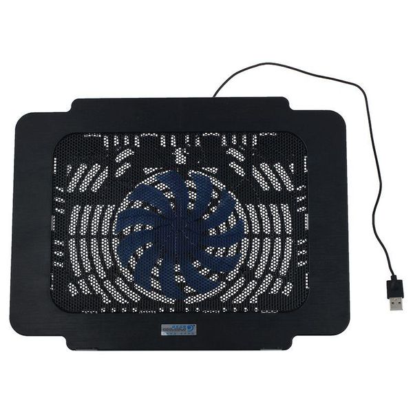 

coolcold usb super ultra thin fan lapcooling pad notebook radiator - black pads