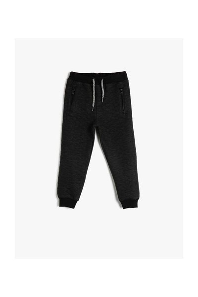 

koton kids anthracite men sweatpants running pants, Black;blue