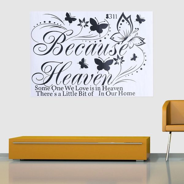 

wall stickers english letters decal love art decor for door living room decoration
