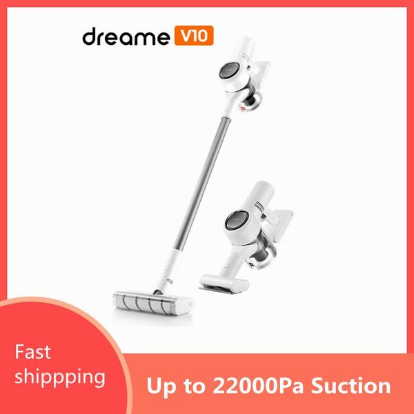 

vacuum cleaners dreame v10 handheld wireless cleaner portable aspirador 140aw cordless dust collector carpet mites sweep home