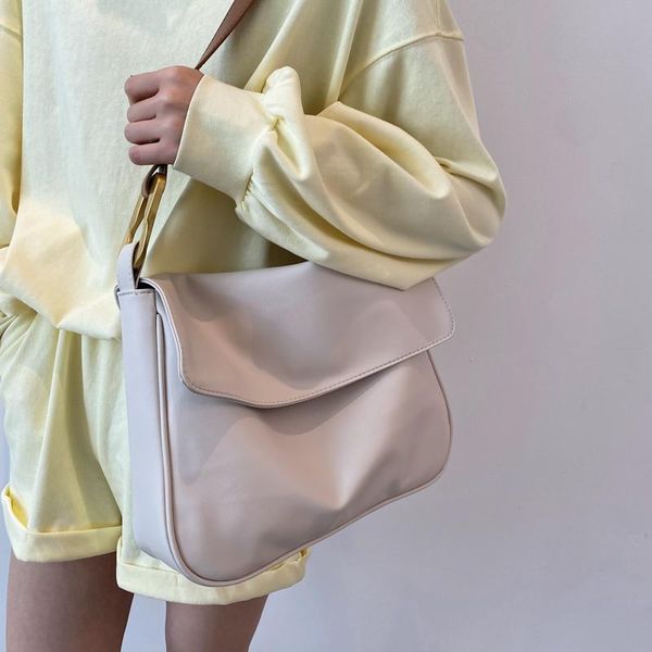 

evening bags 2021 summer women handbags soft leather shoulder bag designer flap tote fashion female messenger