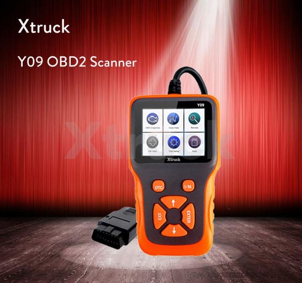 

code readers & scan tools y09 obd2 scanner check engine reader vehicle car obdii diagnostic real-time data stream i/m emission detection