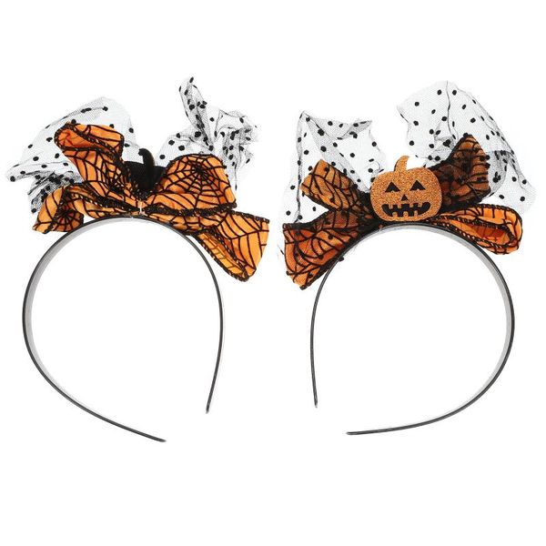

party hats 2pcs hair hoops ghost festival pumpkin design decors for
