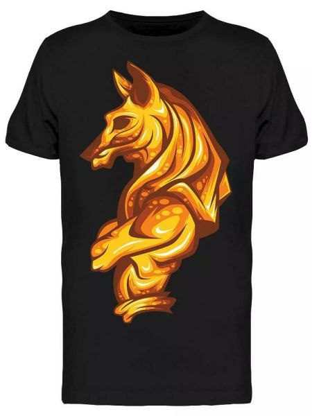 

Golden Anubis Dog Graphic Tee Men's -Image by Shutterstock, White;black