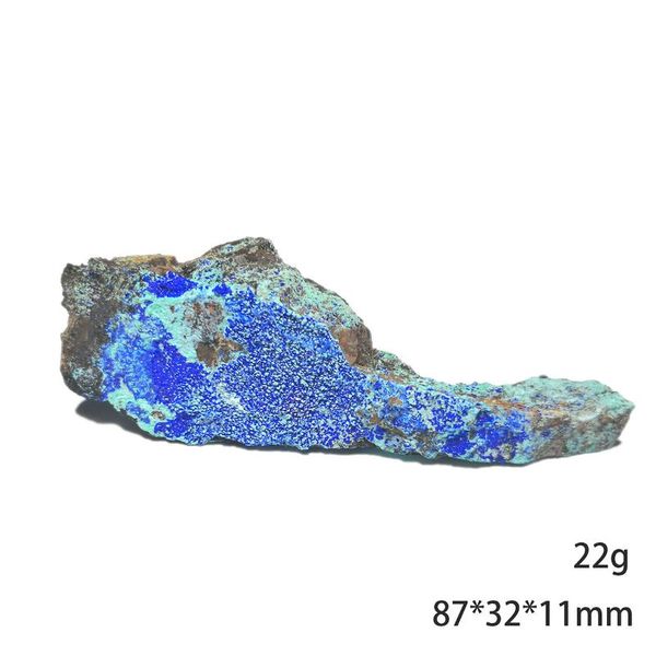 

decorative objects & figurines 22g b4-1 natural stone gibbsite azurite mineral crystal specimen gift decoration from yunnan province china