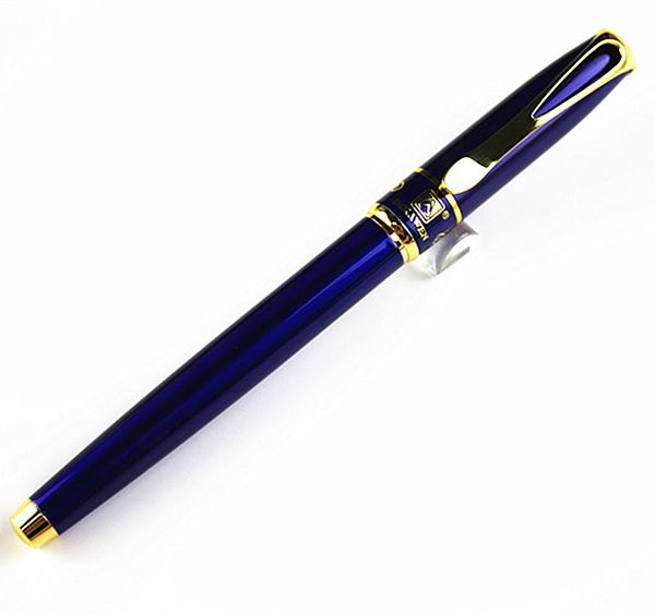 

fountain pens stylish portable and durable blue extra fine smooth iridium nib pen accounting 0.5mm