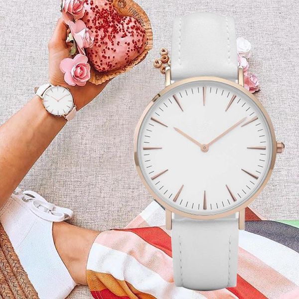 

fashion simple women watches ladies casual leather quartz watch relogio feminino montre femme zegarek damski horloges dames wristwatches, Slivery;brown