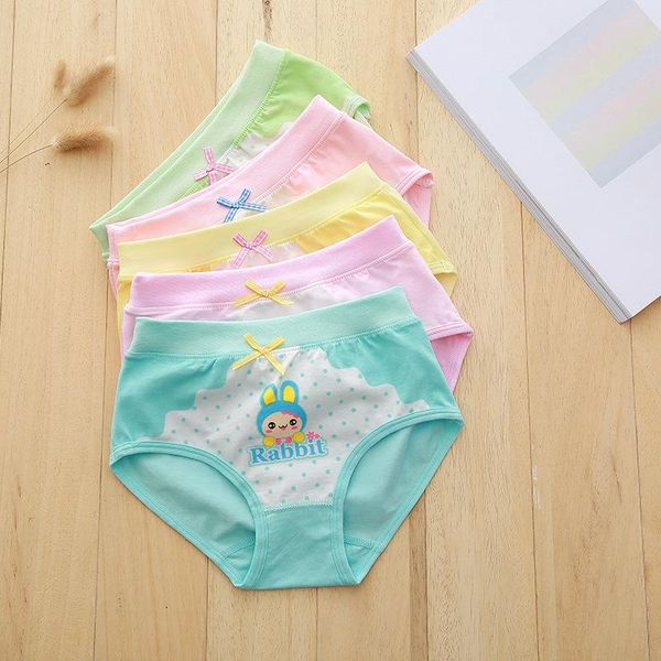 

girl underwear arrived kids character bow briefs children panties 5pcs/lot 1-8year, Camo