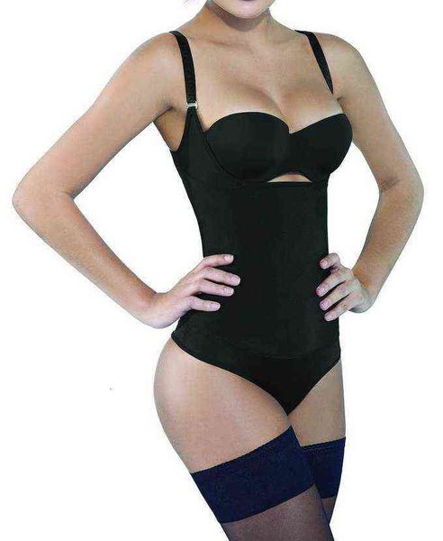 

waist tummy shaper zipper rubber tracels waist protection abdominal shaping t-shaped open file body suit