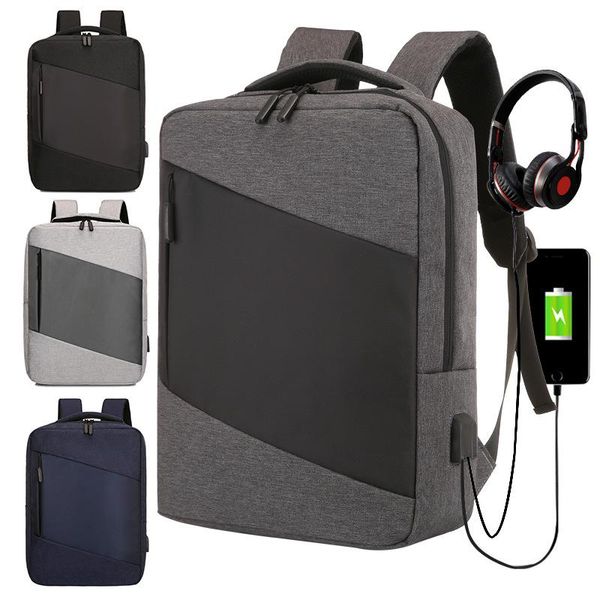 

waterproof business backpack leisure usb charging multifunctional men and women