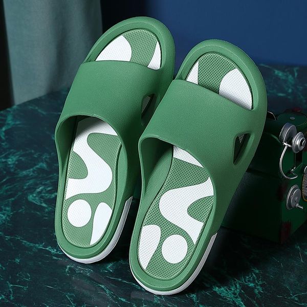 

slippers summer women indoor floor flat soft sole shoes eva flip flops female non-slip bath home slides sandals, Black