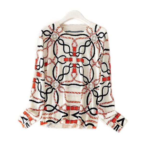 

women's sweaters wool can give the baby to wear soft feeling printing beauty 100% knit female fund, White;black